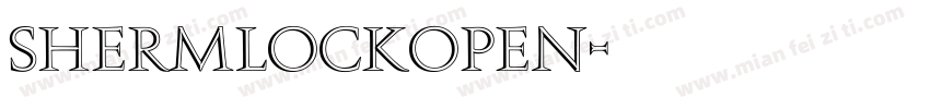 ShermlockOpen字体转换
