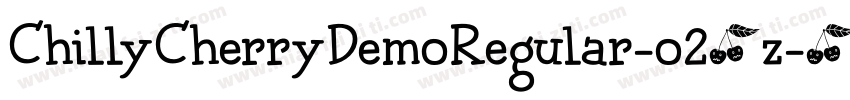ChillyCherryDemoRegular-o24z字体转换