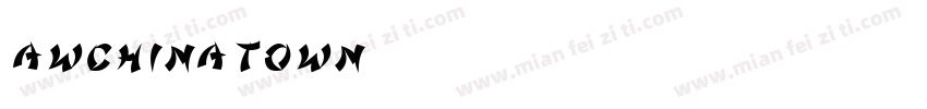 AWChinatown字体转换