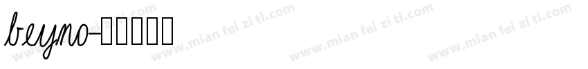 beyno字体转换