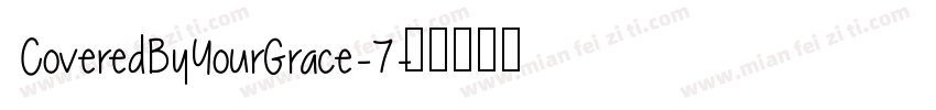 CoveredByYourGrace-7字体转换