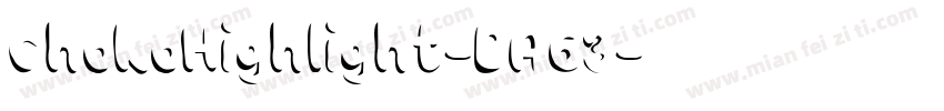 ChokoHighlight-BA63字体转换