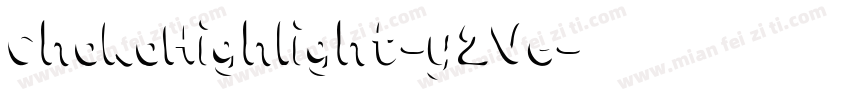 ChokoHighlight-y2Ve字体转换