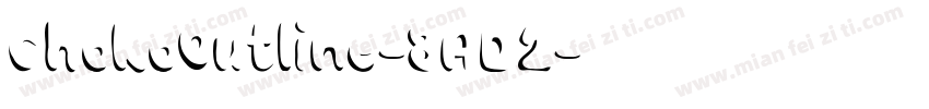ChokoOutline-8AD2字体转换