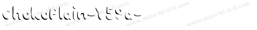 ChokoPlain-Y59a字体转换