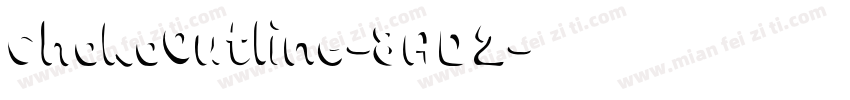 ChokoOutline-8AD2字体转换
