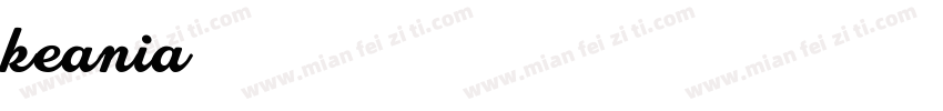 keania字体转换
