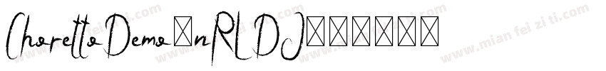 ChorettoDemo-nRLDJ字体转换
