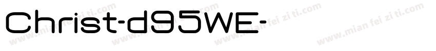 Christ-d95WE字体转换