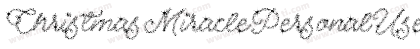 ChristmasMiraclePersonalUse-8DZ0字体转换