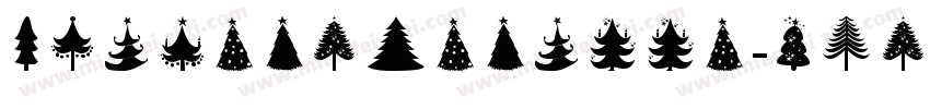 ChristmasTrees-xjMm字体转换
