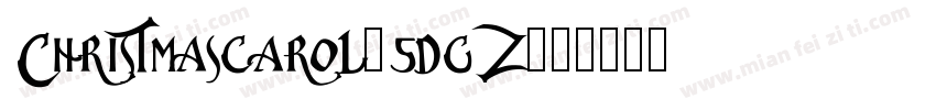 Christmascarol-5DgZ字体转换