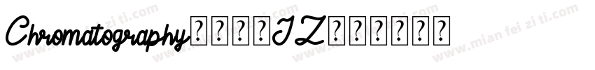Chromatography-518JZ字体转换