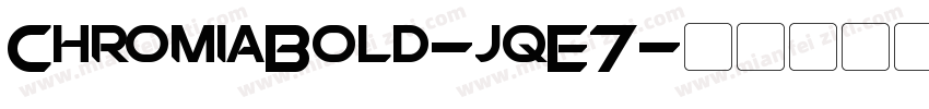 ChromiaBold-jqE7字体转换