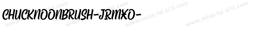 Chucknoonbrush-JRmXo字体转换