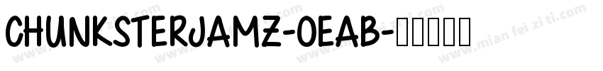ChunksterJamz-oEAB字体转换