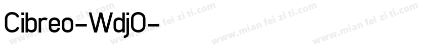 Cibreo-WdjO字体转换
