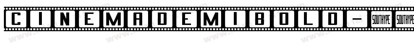 CinemaDemiBold字体转换