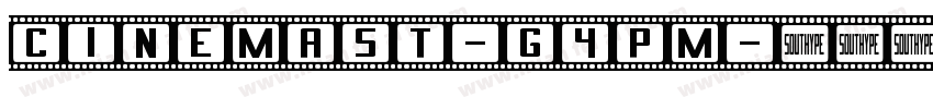CinemaSt-G4Pm字体转换