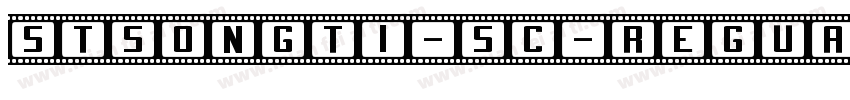STSongti-SC-Regualar字体转换