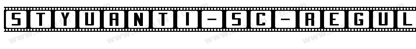 STYuanti-SC-Regular-GBpc-EUC-H字体转换