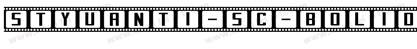 STYuanti-SC-bolid字体转换