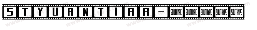 STYuantiar字体转换