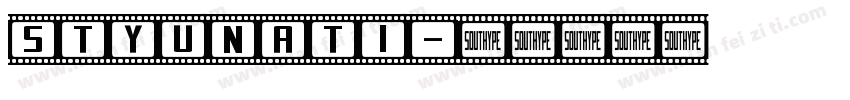 STYunati字体转换