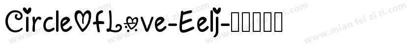 CircleOfLove-Eelj字体转换