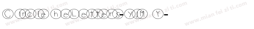 CircleTheLetters-yjMY字体转换