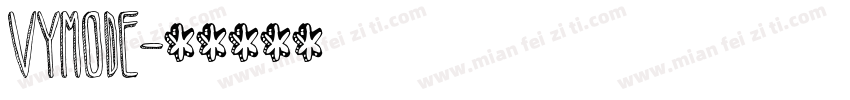 vyMode字体转换