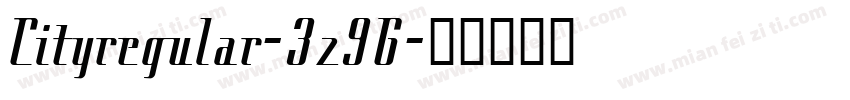 Cityregular-3z9G字体转换