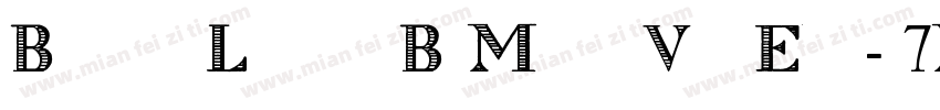 BurnedLettersByMartaVanEck-j7M9字体转换