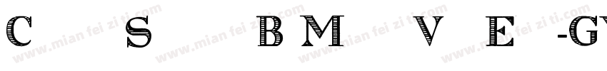 ClasicaStripedByMartaVanEck-GYga字体转换