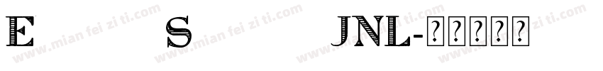 EckhardtSignworkJNL字体转换