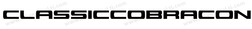 ClassicCobraCondensedItalic-5egj字体转换