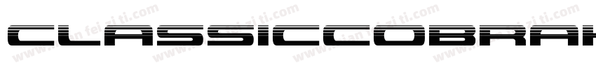 ClassicCobraHalftoneItalic-1gdM字体转换