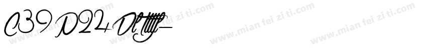 C39P24DlTtttf字体转换