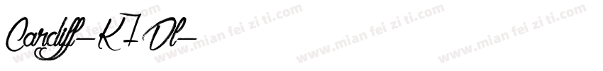 Cardiff-K7Dl字体转换