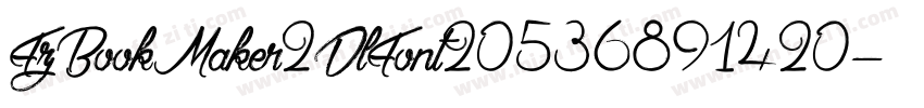 FzBookMaker2DlFont20536891420字体转换