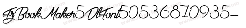 FzBookMaker5DlFont50536870935字体转换