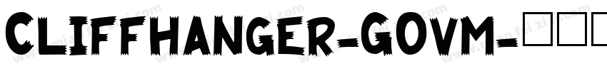 Cliffhanger-GOvm字体转换