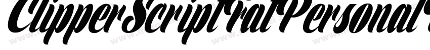 ClipperScriptFatPersonalUse-qxqV字体转换