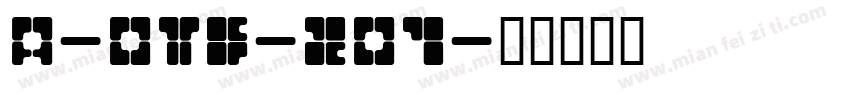 A-OTF-201字体转换