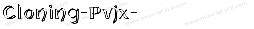 Cloning-Pvjx字体转换