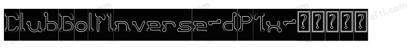 ClubGolfInverse-dP1x字体转换