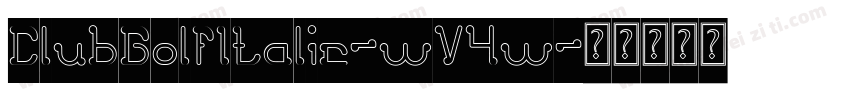 ClubGolfItalic-wV4w字体转换