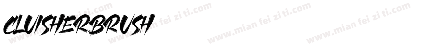 CLUISHERBRUSH字体转换