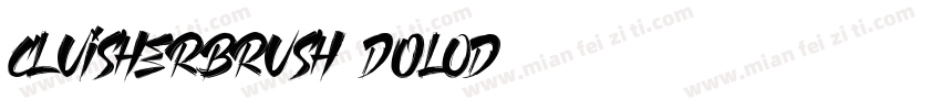 CluisherBrush-DOL0d字体转换