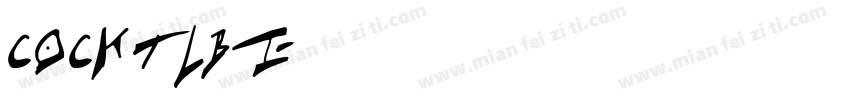 COCKTLBI字体转换